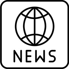 Obraz premium News App Icon