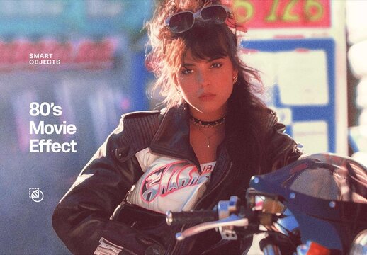 80s Movie Photo Effect For Poster And Social Media Design