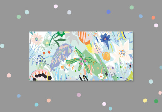 Artistic Creative Universal Floral Poster Layout
