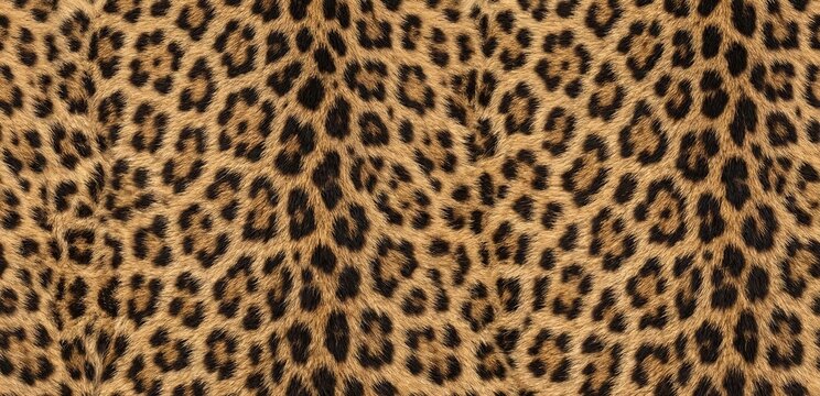 Brown and black leopard skin fur animal print texture background