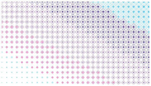 Abstract gradient pattern with nested square shapes.