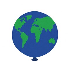 Fototapeta premium green earth globe