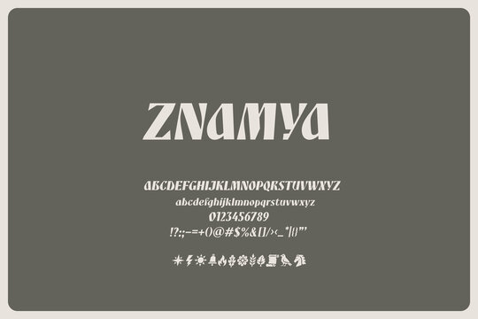 Znamya Italic Font Bold Monumental Display Typeface For Poster Headlines Heritage Branding Festival Graphics Editorial Titles And Creative Display Typography
