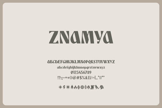 Znamya Font Bold Monumental Display Typeface For Poster Headlines Heritage Branding Festival Graphics Editorial Titles And Creative Display Typography
