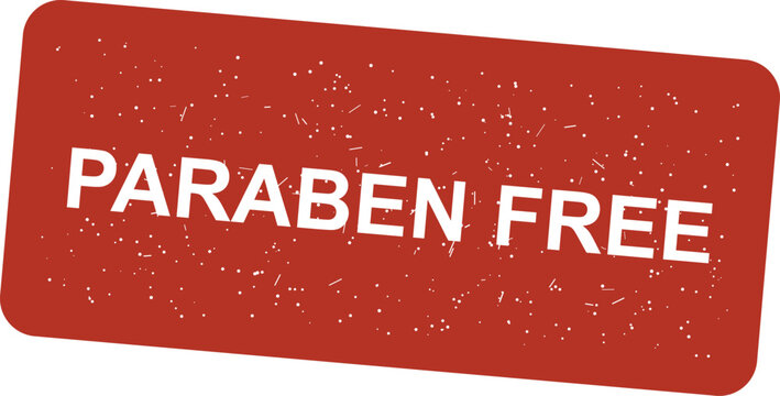 Paraben free label design for natural cosmetic and skincare products
