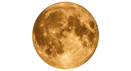 Detailed view of the full moon with craters and maria visible © Sapphire