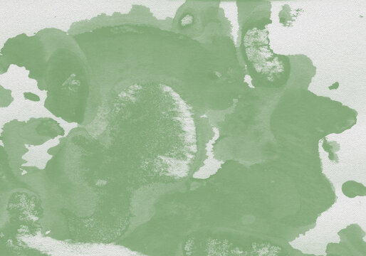 Organic Sage Green Ink Wash Abstract Painting Texture Background