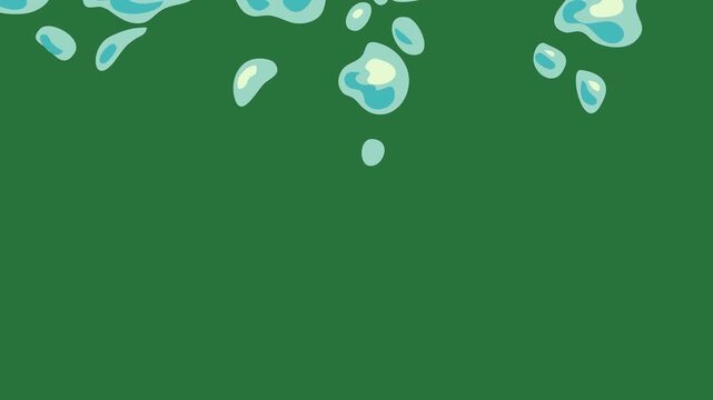 Blue Clouds Green Screen