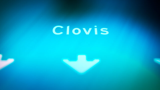 Crime Filler Shot - Cinematic New Mexico Highway Sign - Clovis