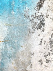 Fototapeta premium Blue Weathered Concrete Wall Texture Background
