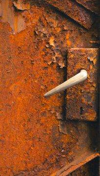 old rusty door