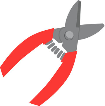 Garden Pruning Shears Illustration