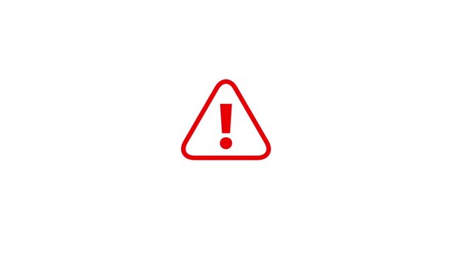 Danger triangle icon. Exclamation marks and caution warning sign . Alert warn in triangle.
