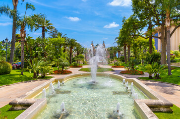 Obraz premium Boulingrins Gardens. Monaco