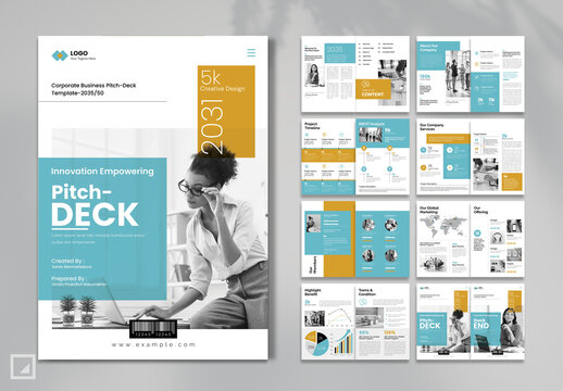 Pitch Deck Brochure Template