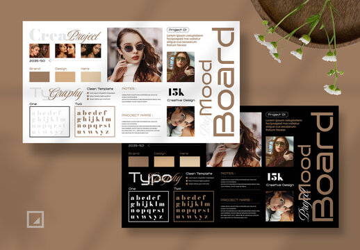 Creative Mood Board Layout