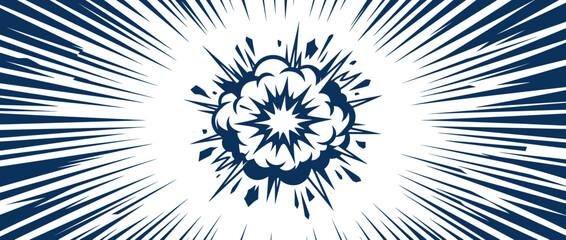 Explosion Burst Radial Background © reres