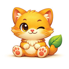 cat with a ball © FarzanaAkter