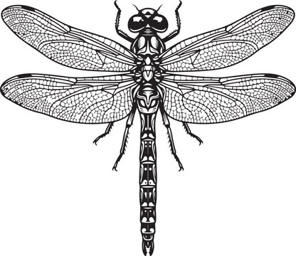 dragonfly vector illustration
