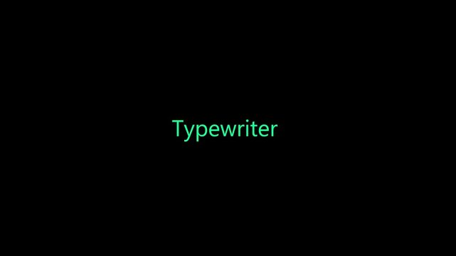 Professional typewriter text animation featuring realistic typing and a blinking cursor with editable text. Perfect for titles, quotes, presentations, intros, YouTube videos