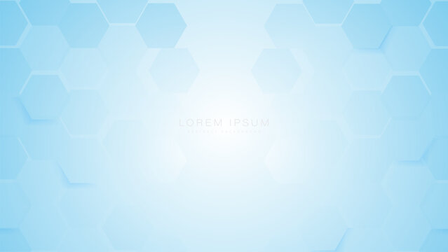 Abstract geometric shape technology, digital hi-tech, and healthcare concept background. Space for your text