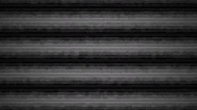 Crt style scanline pattern with gray horizontal lines on dark background. Suitable for retro design projects or digital backgrounds.