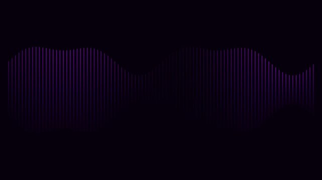 Deep amethyst purple violet quantum fluid wave animation 4K loop luxury background