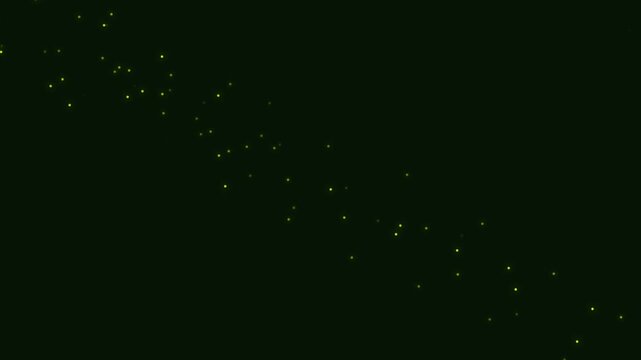 Floating glowing fireflies warm bokeh light sparks 4K loop animation dark forest ambient background