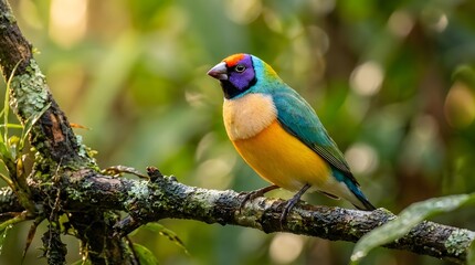 Obraz premium blue and yellow macaw ara