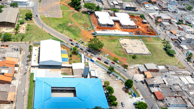 Aerial view of the Riacho Fundo II is an administrative region of the Federal District, located about 18 km from Bras&iacute;lia. Founded in May 1995, it is home to more than 85,000 residents. DF, Brazil 202