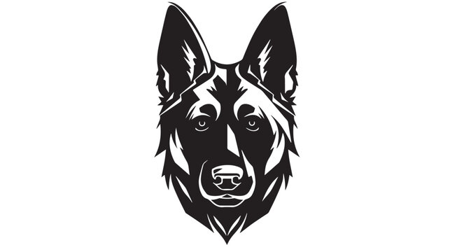 wolf head vector