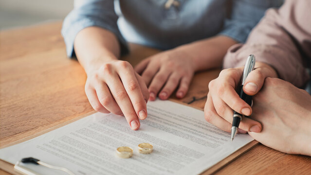End of marriage and divorce agreement