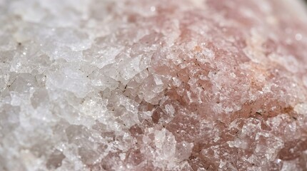 Obraz premium Close up of himalayan pink salt crystals natural mineral texture