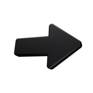 Right Arrow Icon 3D Render