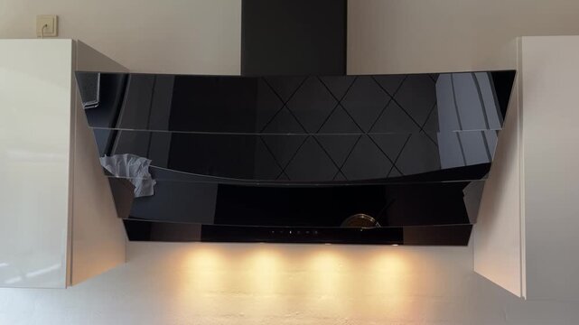 range hood in a kitchen