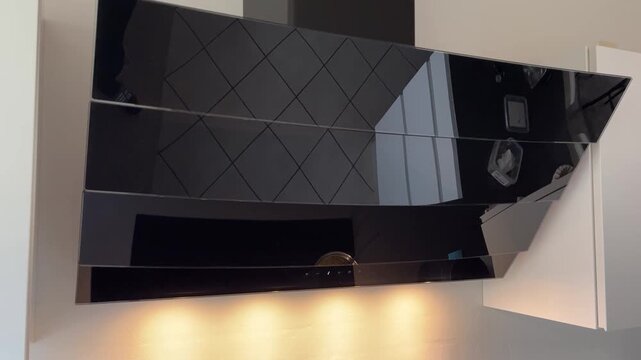 range hood in a kitchen