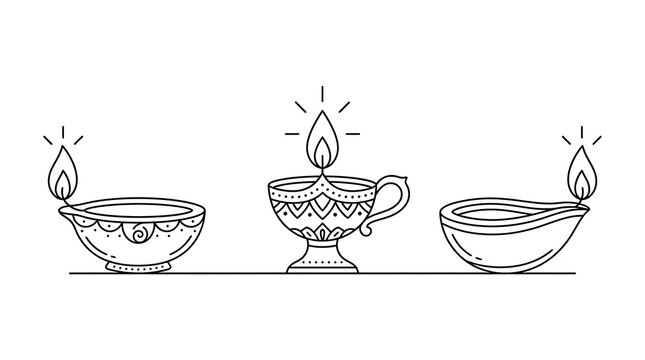 Three musical note icons in bowls