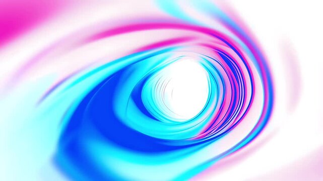 Abstract background with swirling liquid paint in vibrant pink and blue colors.