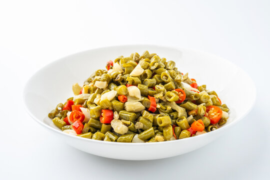 A Vegetarian Dish: Stir-fried Sour Long Beans