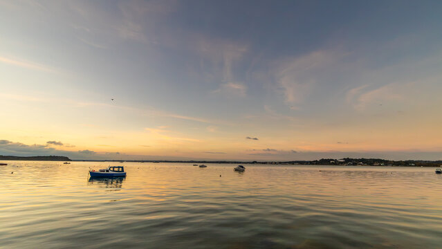 Still calm waters in Poole Harbour