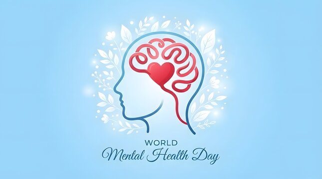 World mental health day prioritizing emotional wellbeing for a healthier day and a brighter global future