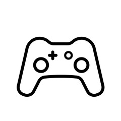 Game controller line vector icon © KR Studio