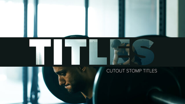 Cutout Stomp Titles