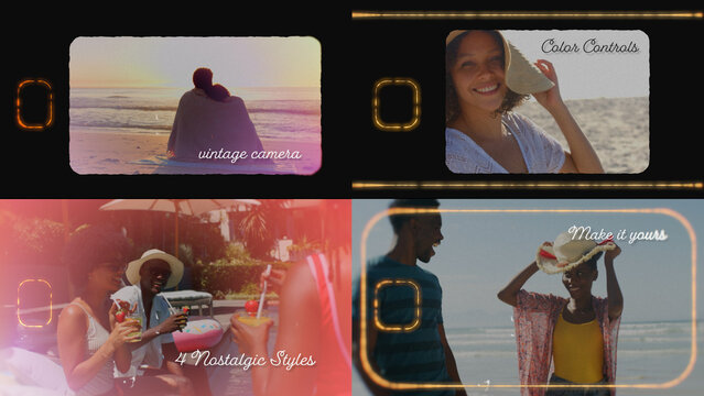 Vintage Nostalgic Camera Overlays