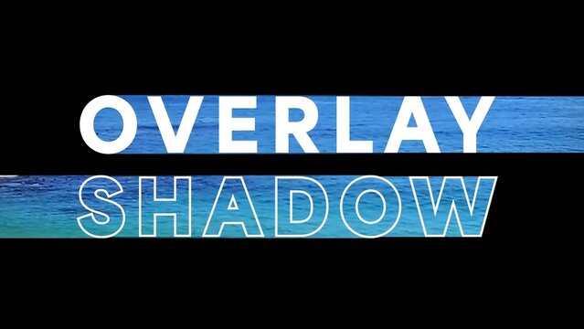 Overlay Shadow Titles