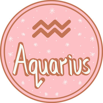 Aquarius Zodiac Sign Illustration