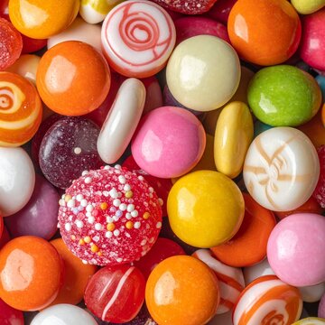 Hintergrund bunte Bonbons