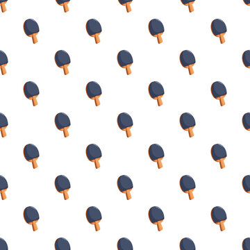 Repeating table tennis bats creating a seamless pattern
