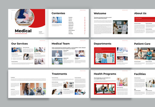 Medical Brochure Template Design