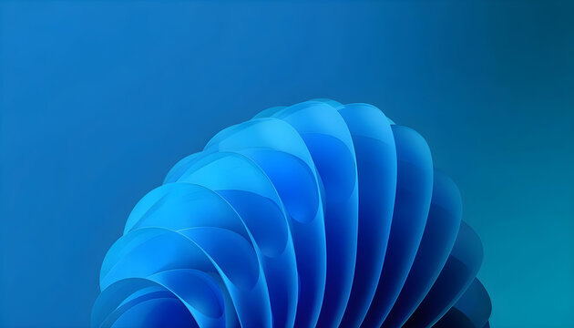 Blue corrugated plastic rectangle shapes.